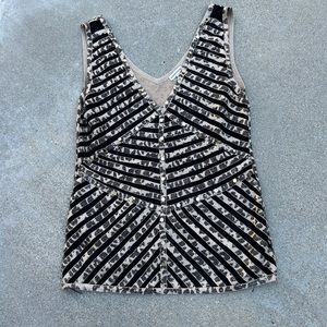 Boston Proper Sleeveless Leopard Top